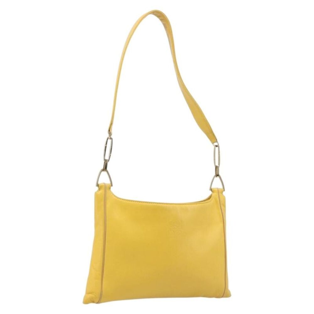 Loewe Shoulder Bag Leather Yellow Leather Shoulder Bag Bag